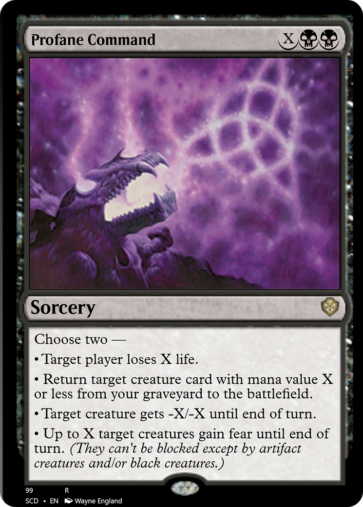 Profane Command [Starter Commander Decks] | Eastridge Sports Cards & Games