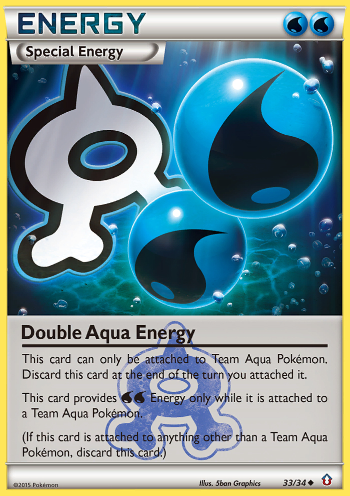 Double Aqua Energy (33/34) [XY: Double Crisis] | Eastridge Sports Cards & Games