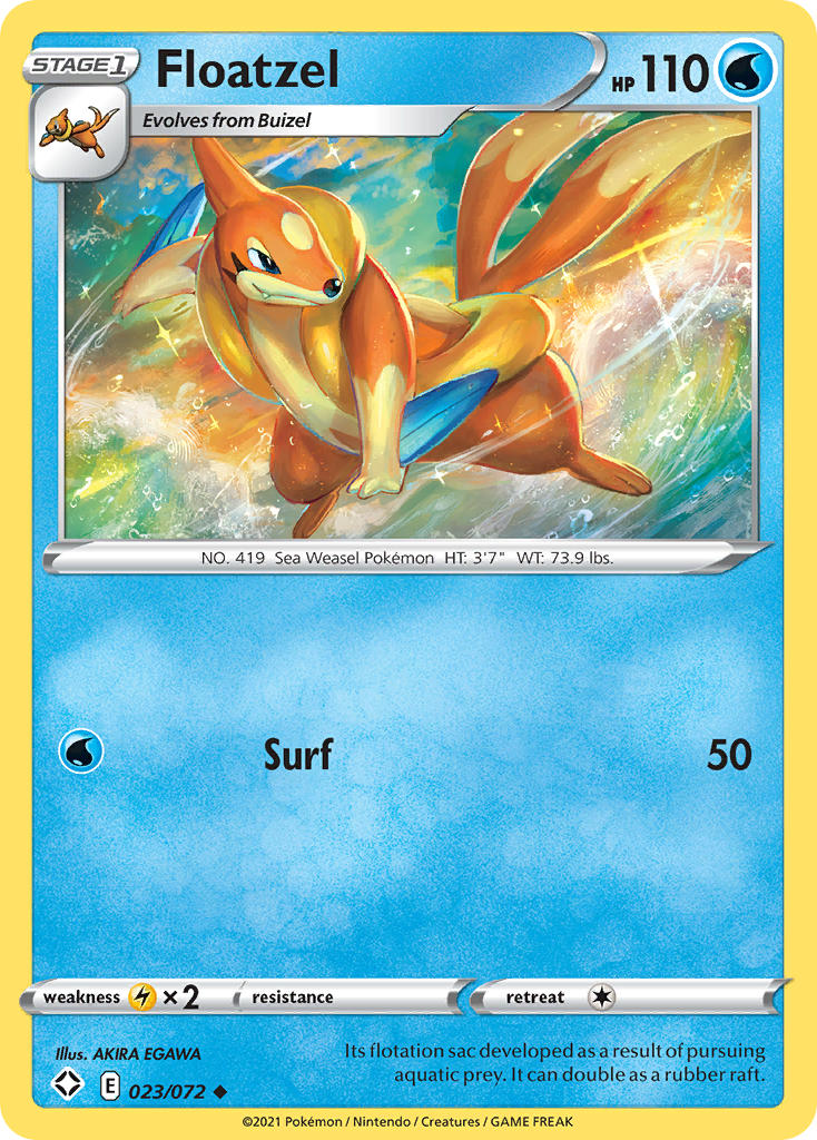 Floatzel (023/072) [Sword & Shield: Shining Fates] | Eastridge Sports Cards & Games