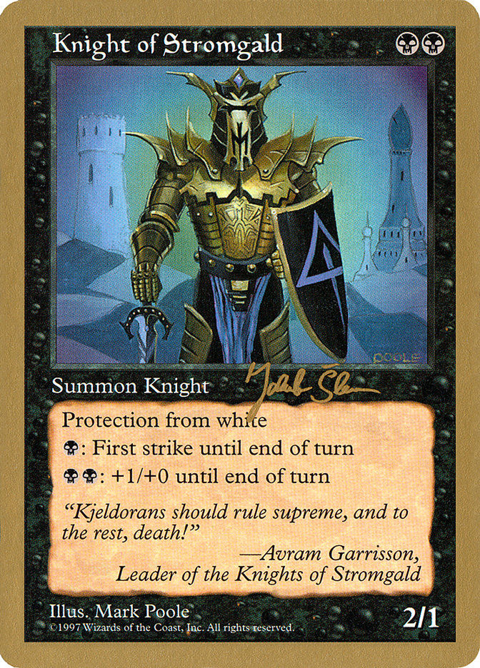 Knight of Stromgald (Jakub Slemr) [World Championship Decks 1997] | Eastridge Sports Cards & Games