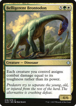 Belligerent Brontodon [Ixalan] | Eastridge Sports Cards & Games