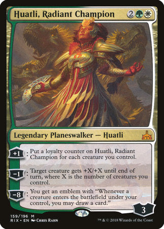 Huatli, Radiant Champion [Rivals of Ixalan] | Eastridge Sports Cards & Games