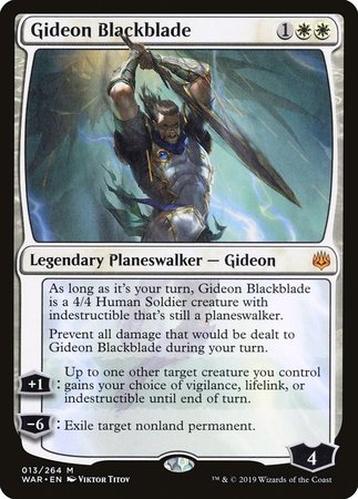 Gideon Blackblade [War of the Spark] | Eastridge Sports Cards & Games