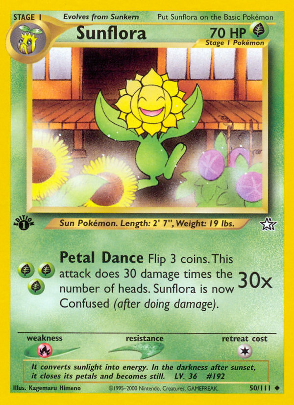 Sunflora (50/111) [Neo Genesis 1st Edition] | Eastridge Sports Cards & Games