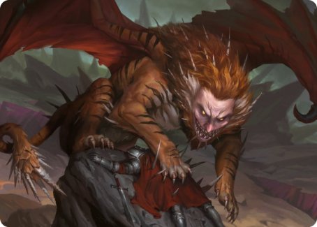Manticore Art Card [Dungeons & Dragons: Adventures in the Forgotten Realms Art Series] | Eastridge Sports Cards & Games