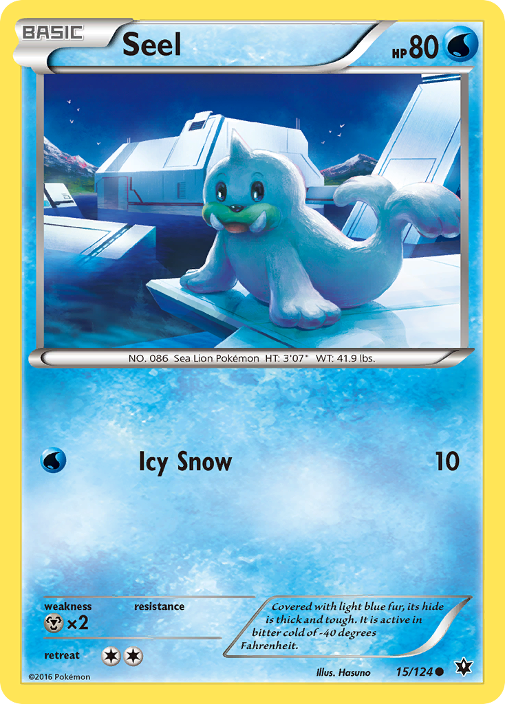 Seel (15/124) [XY: Fates Collide] | Eastridge Sports Cards & Games