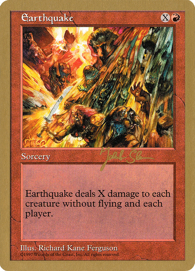 Earthquake (Jakub Slemr) [World Championship Decks 1997] | Eastridge Sports Cards & Games