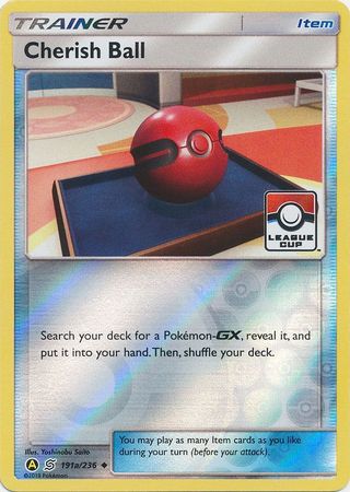 Cherish Ball (191a/236) (League Promo) [Sun & Moon: Unified Minds] | Eastridge Sports Cards & Games