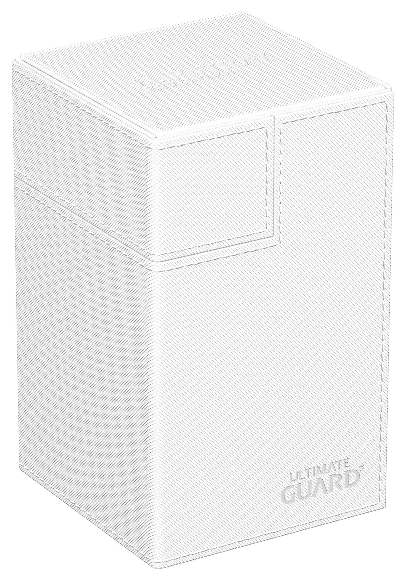 Ultimate Guard Twin Flip n' Tray 100+ Deck Case - White | Eastridge Sports Cards & Games