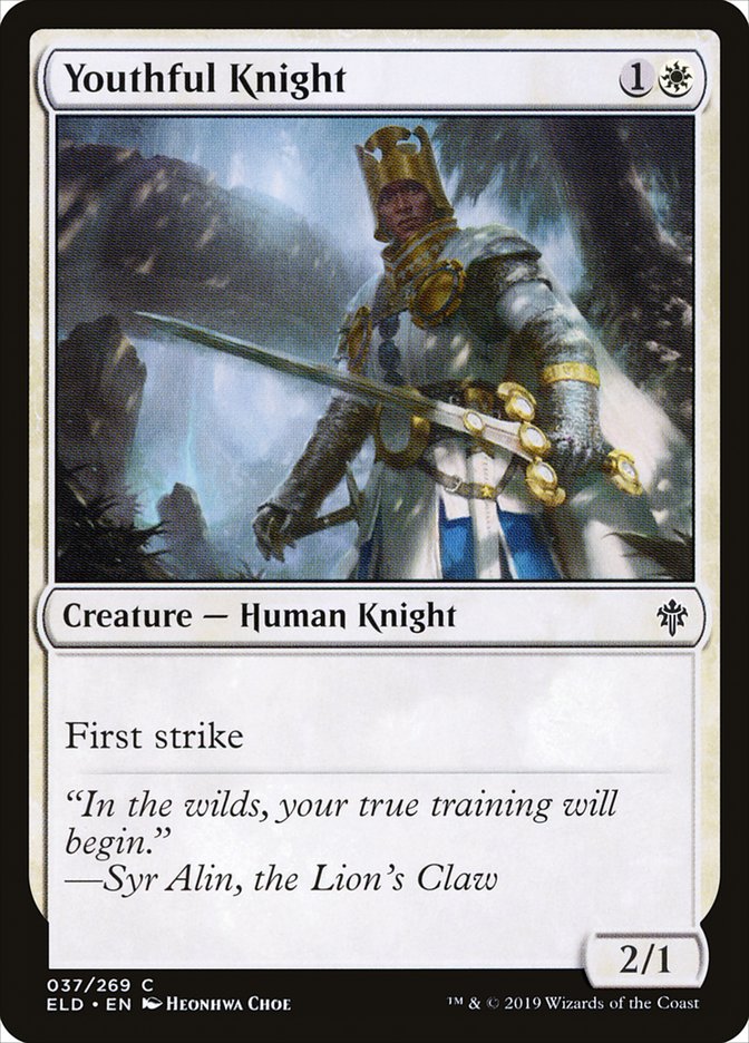Youthful Knight [Throne of Eldraine] | Eastridge Sports Cards & Games