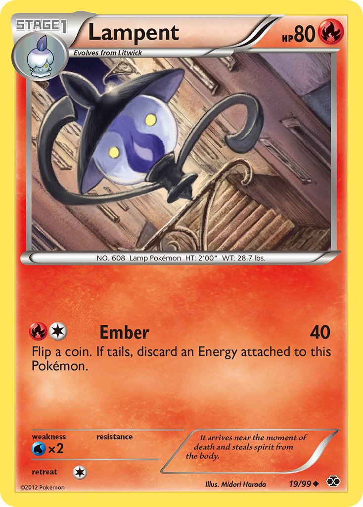 Lampent (19/99) [Black & White: Next Destinies] | Eastridge Sports Cards & Games