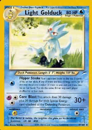 Light Golduck (47/105) [Neo Destiny Unlimited] | Eastridge Sports Cards & Games