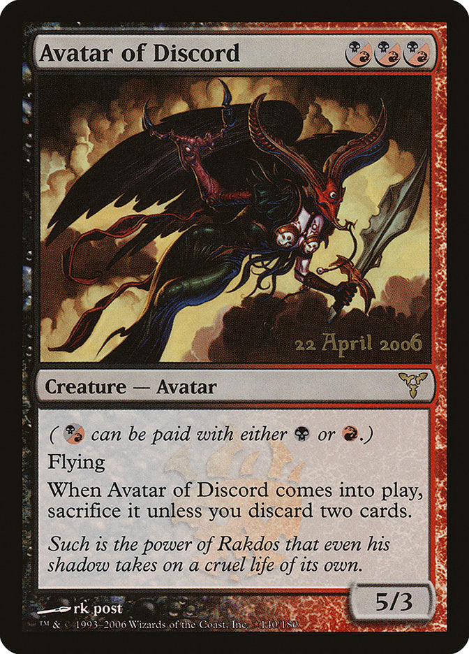 Avatar of Discord [Dissension Promos] | Eastridge Sports Cards & Games