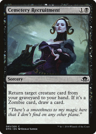 Cemetery Recruitment [Eldritch Moon] | Eastridge Sports Cards & Games