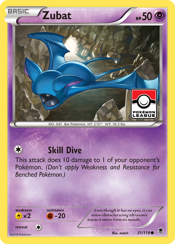 Zubat (31/119) [XY: Phantom Forces] | Eastridge Sports Cards & Games