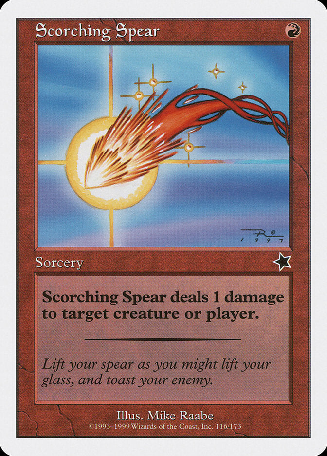 Scorching Spear [Starter 1999] | Eastridge Sports Cards & Games