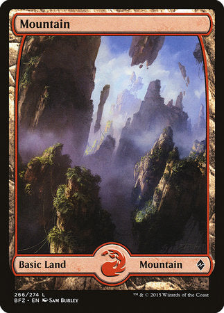 Mountain (266) - Full Art [Battle for Zendikar] | Eastridge Sports Cards & Games