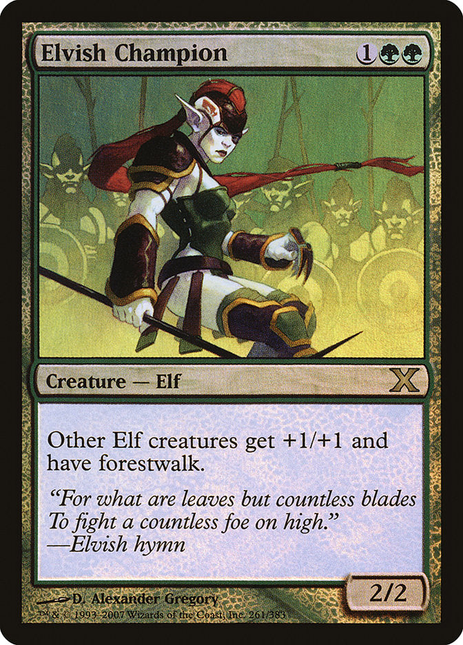 Elvish Champion (Premium Foil) [Tenth Edition] | Eastridge Sports Cards & Games