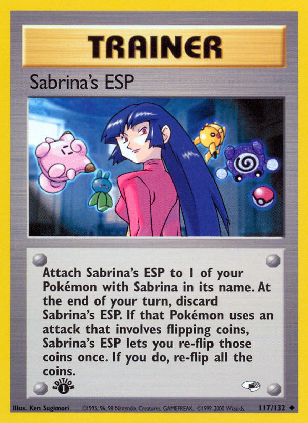 Sabrina's ESP (117/132) [Gym Heroes 1st Edition] | Eastridge Sports Cards & Games