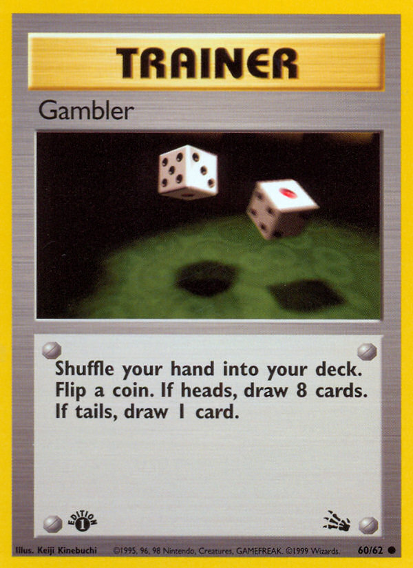 Gambler (60/62) [Fossil 1st Edition] | Eastridge Sports Cards & Games