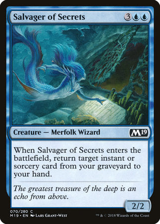 Salvager of Secrets [Core Set 2019] | Eastridge Sports Cards & Games