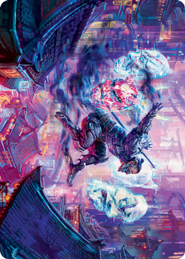 Thousand-Faced Shadow Art Card [Kamigawa: Neon Dynasty Art Series] | Eastridge Sports Cards & Games