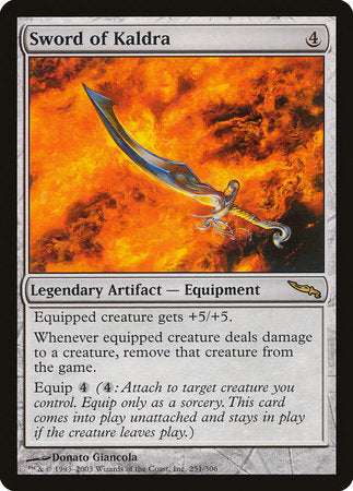 Sword of Kaldra [Mirrodin] | Eastridge Sports Cards & Games