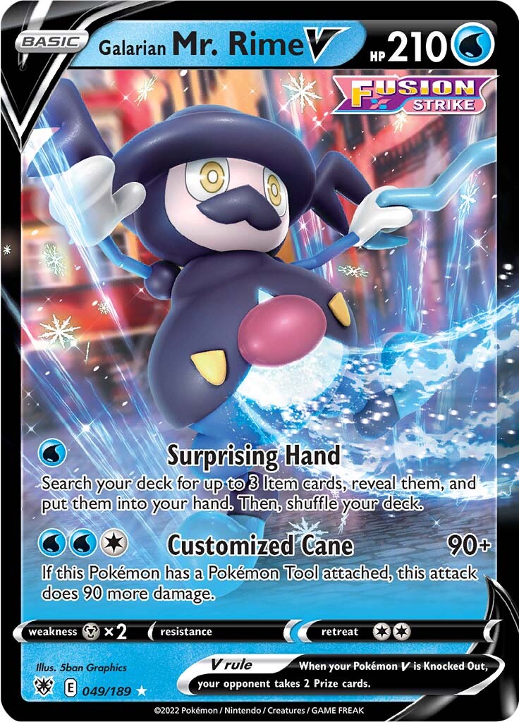 Galarian Mr. Rime V (049/189) [Sword & Shield: Astral Radiance] | Eastridge Sports Cards & Games