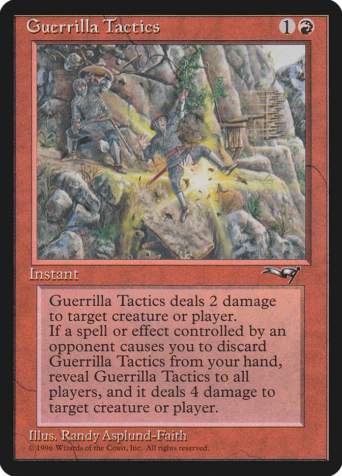 Guerrilla Tactics (Falling) [Alliances] | Eastridge Sports Cards & Games