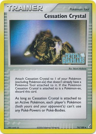 Cessation Crystal (74/100) (Stamped) [EX: Crystal Guardians] | Eastridge Sports Cards & Games
