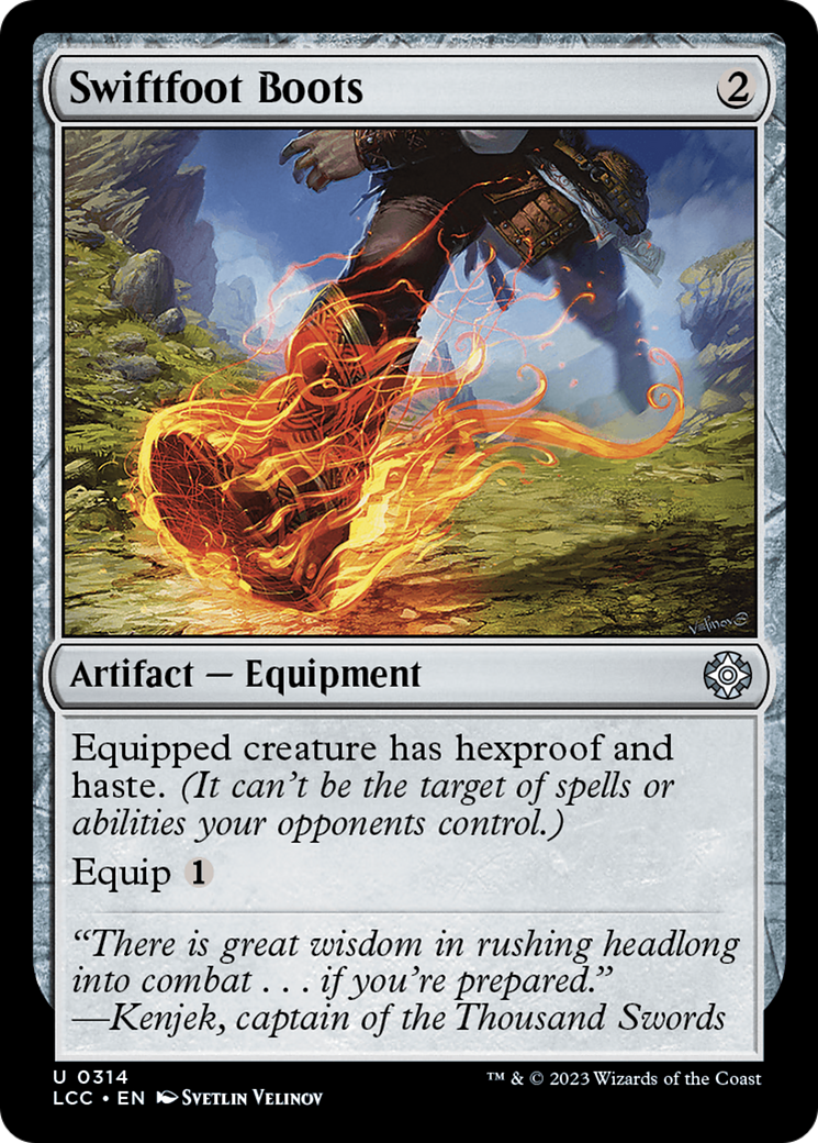 Swiftfoot Boots [The Lost Caverns of Ixalan Commander] | Eastridge Sports Cards & Games