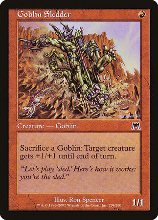 Goblin Sledder [Onslaught] | Eastridge Sports Cards & Games