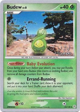 Budew (43/130) (Flyvees - Jun Hasebe) [World Championships 2007] | Eastridge Sports Cards & Games