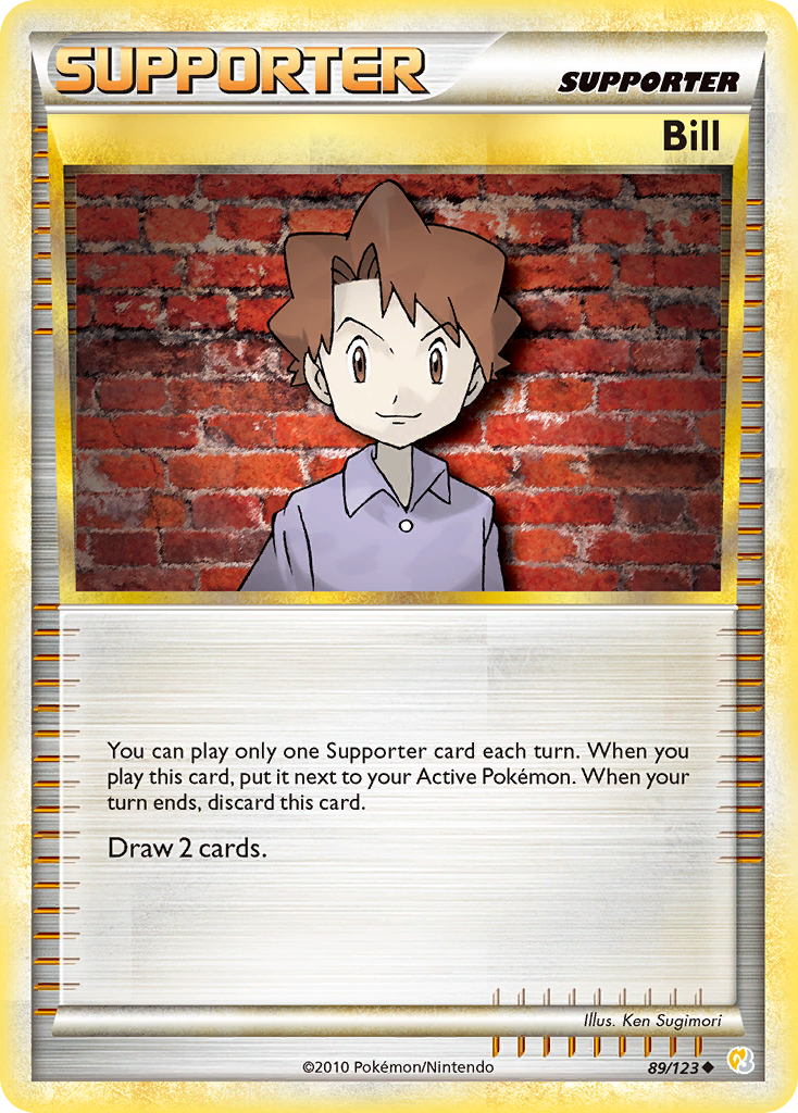 Bill (89/123) [HeartGold & SoulSilver: Base Set] | Eastridge Sports Cards & Games