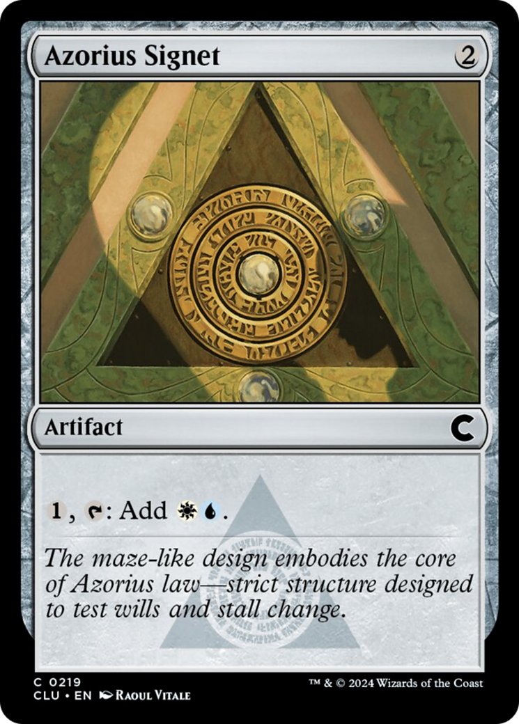 Azorius Signet [Ravnica: Clue Edition] | Eastridge Sports Cards & Games