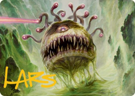 Beholder Art Card (Gold-Stamped Signature) [Dungeons & Dragons: Adventures in the Forgotten Realms Art Series] | Eastridge Sports Cards & Games