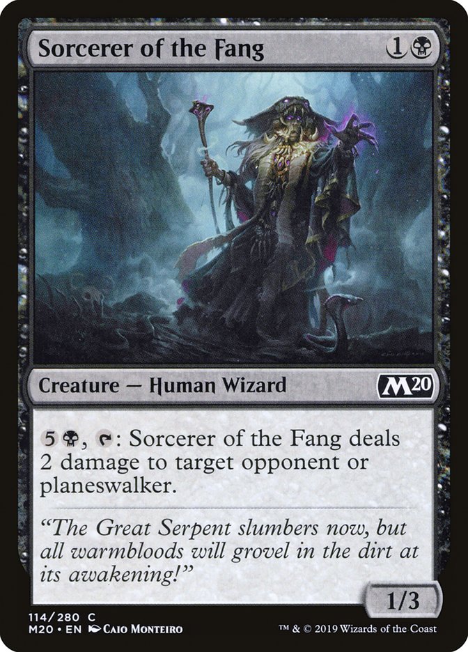 Sorcerer of the Fang [Core Set 2020] | Eastridge Sports Cards & Games