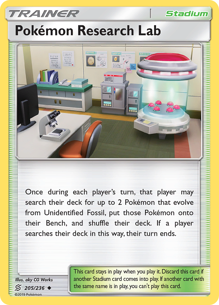 Pokemon Research Lab (205/236) [Sun & Moon: Unified Minds] | Eastridge Sports Cards & Games