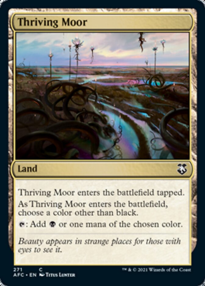 Thriving Moor [Dungeons & Dragons: Adventures in the Forgotten Realms Commander] | Eastridge Sports Cards & Games