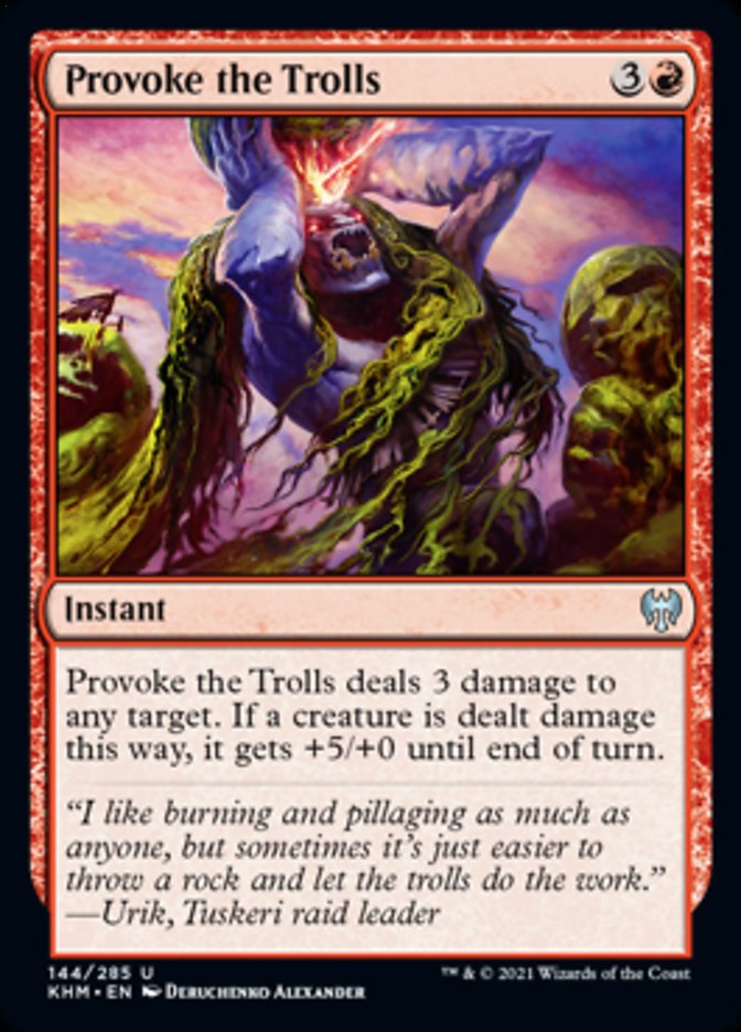 Provoke the Trolls [Kaldheim] | Eastridge Sports Cards & Games