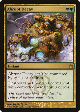 Abrupt Decay [Return to Ravnica] | Eastridge Sports Cards & Games