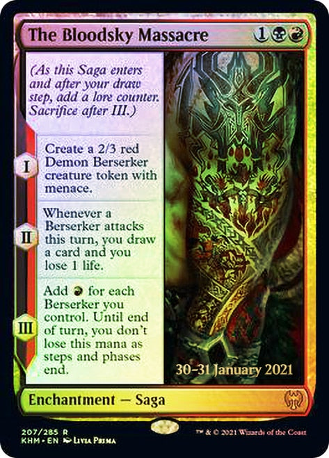 The Bloodsky Massacre [Kaldheim Prerelease Promos] | Eastridge Sports Cards & Games