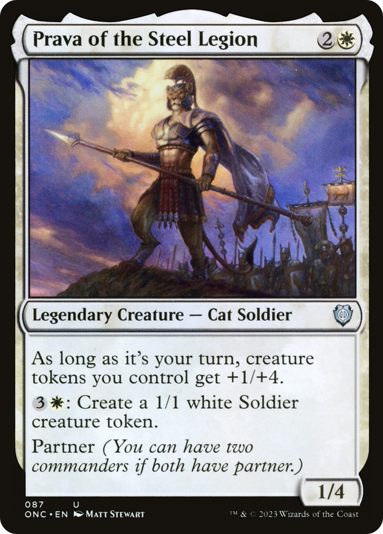 Prava of the Steel Legion [Phyrexia: All Will Be One Commander] | Eastridge Sports Cards & Games
