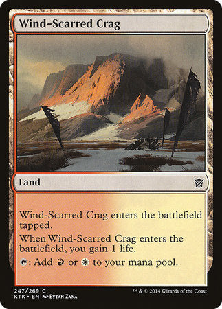 Wind-Scarred Crag [Khans of Tarkir] | Eastridge Sports Cards & Games