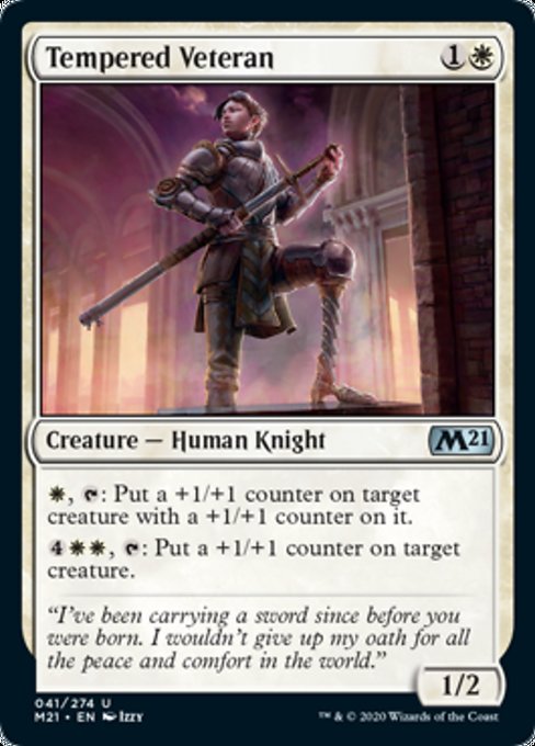 Tempered Veteran [Core Set 2021] | Eastridge Sports Cards & Games