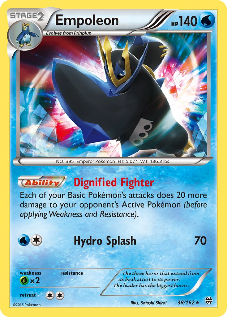 Empoleon (38/162) (Battle Arena Deck Exclusive) (Theme Deck Exclusive) [XY: BREAKthrough] | Eastridge Sports Cards & Games