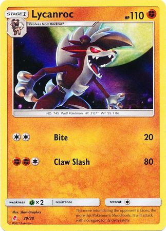 Lycanroc (30/30) [Sun & Moon: Trainer Kit - Lycanroc] | Eastridge Sports Cards & Games