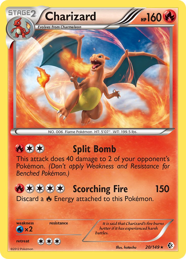 Charizard (20/149) (Cosmos Holo) (Blister Exclusive) [Black & White: Boundaries Crossed] | Eastridge Sports Cards & Games