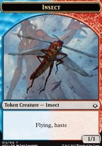 Insect // Warrior Double-sided Token [Hour of Devastation Tokens] | Eastridge Sports Cards & Games