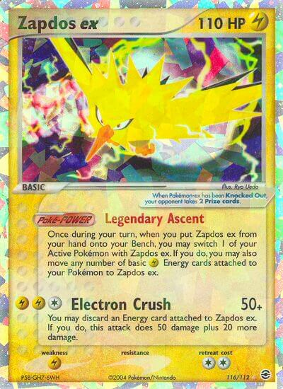 Zapdos ex (116/112) [EX: FireRed & LeafGreen] | Eastridge Sports Cards & Games